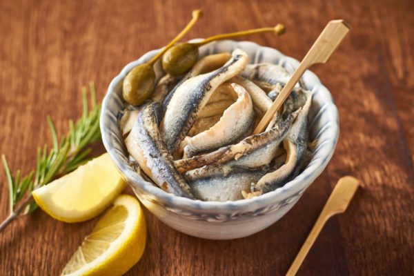 Filets d'anchois naturels - 100g
