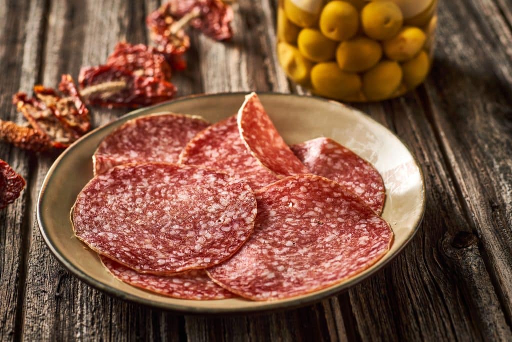 Salami milano Traiteur italien Ciao ciao Maison Cellerier